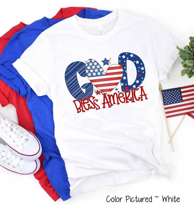 God Bless America Flag Shirt 4th Of July Independence Day God Bless America Flag Shirt 4th Of July Independence Day