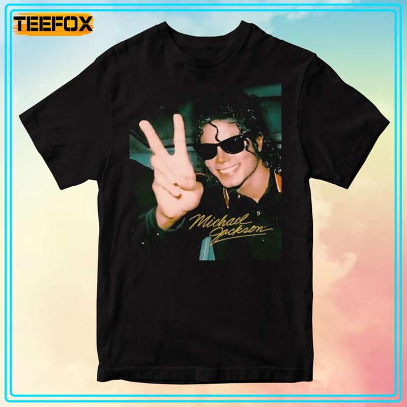 TikTok Shop Michael Jackson Signature Thriller Unisex T Shirt Sweatshirt Hoodie Comfort Colors