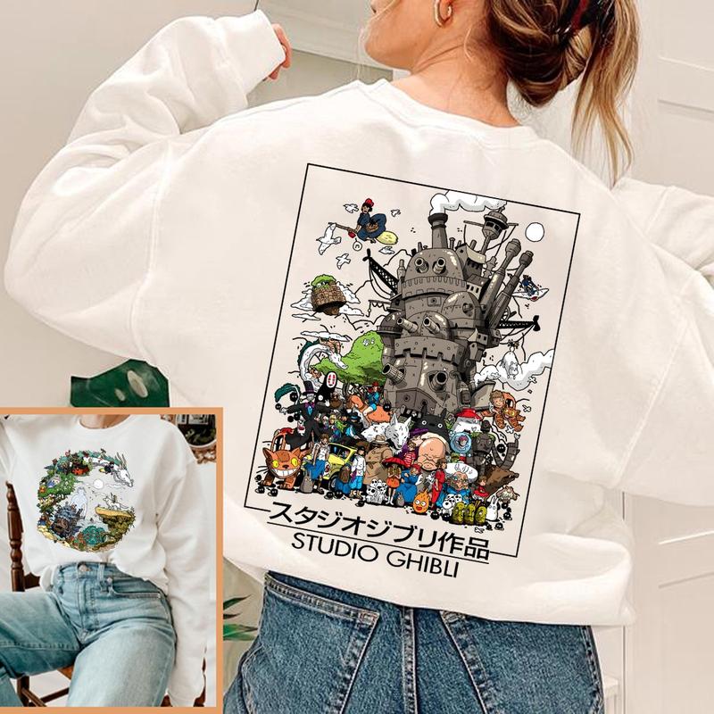 TikTok Shop: Spirited Away Studio Ghibli Sweatshirt, Hayao 