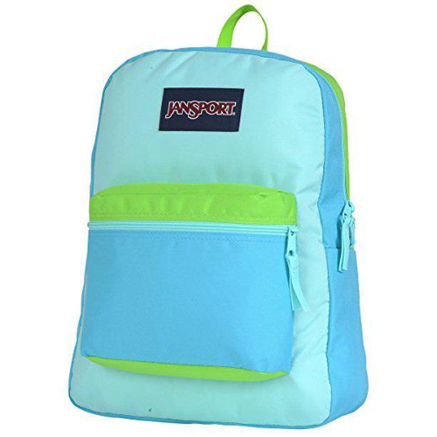 TikTok Shop JanSport School Backpack Overexposed Blue Aqua Dash One Size