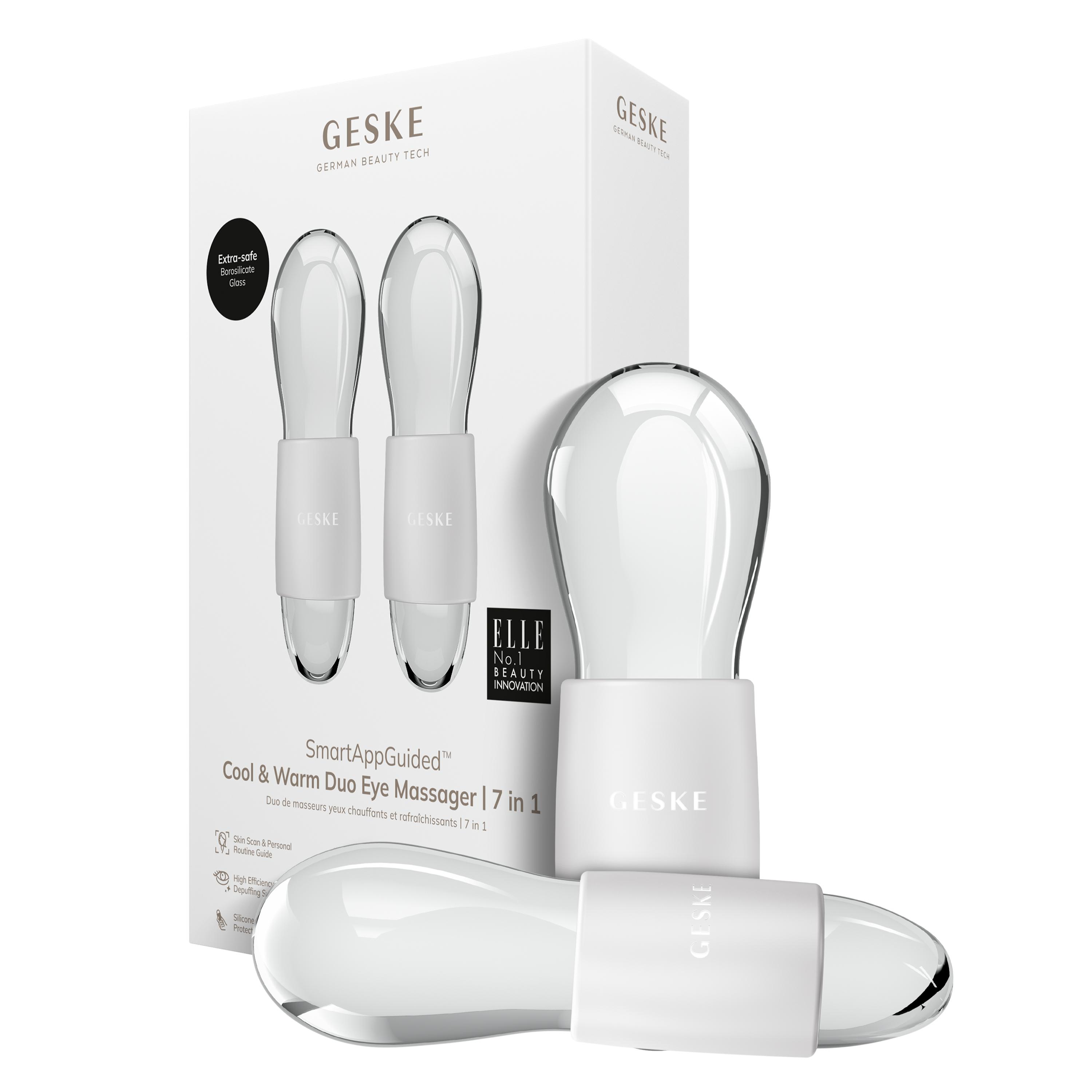 Masajeador de ojos GESKE Cool & Warm Duo 7 en 1 | Firme, relaja y desinfla debajo de los ojos - Imagen 57 de 63