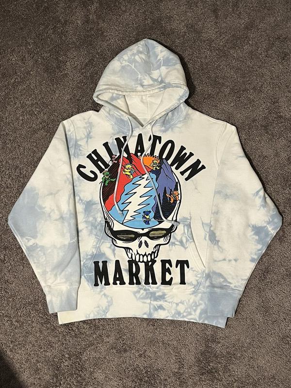 TikTok Shop Vintage Chinatown Market Grateful Dead Tie Dye Hoodie
