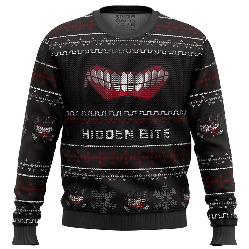 TikTok Shop Hidden Bite Tokyo Ghoul Ugly Christmas Sweater