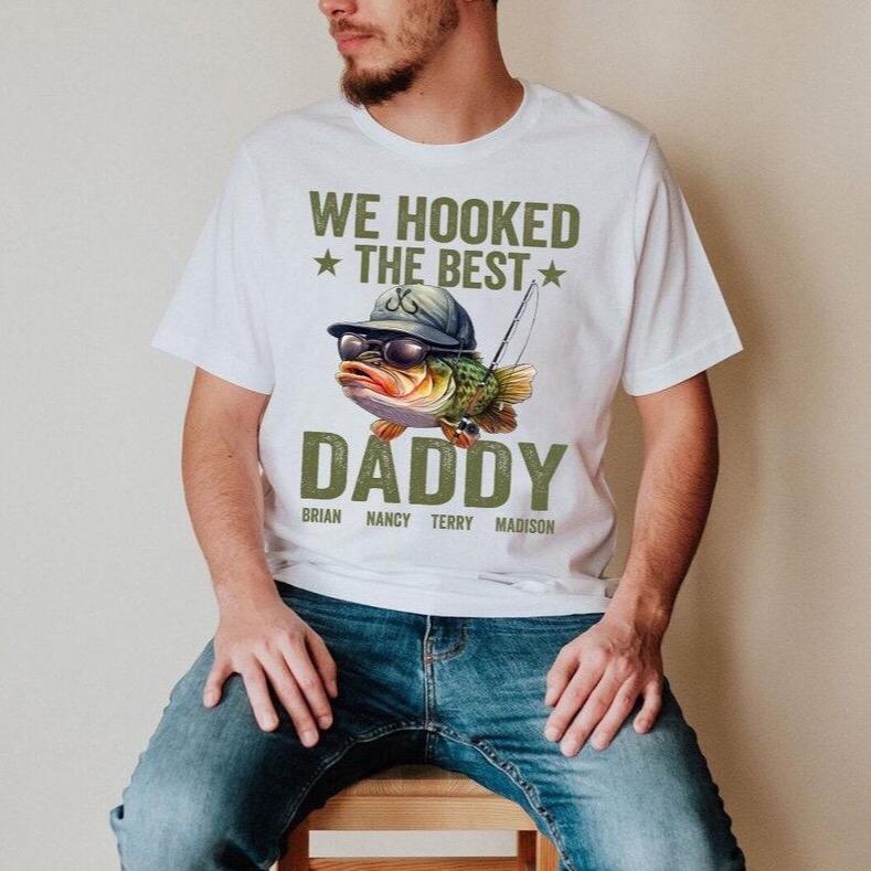 Mens The Rodfather Funny Fishing Fathers Day Gift Dad Grandpa T-Shirt Mens The Rodfather Funny Fishing Fathers Day Gift Dad Grandpa T-Shirt