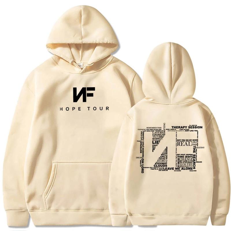 TikTok Shop Nf Hope Tour Hoodie Nf Merch Nf Music Album Hoodie Gift for Nf Fan Pullover Tops Streetwear Unisex