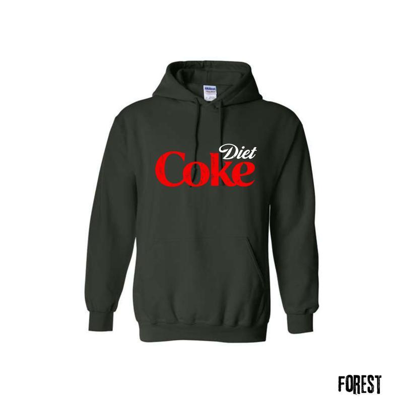 TikTok Shop Diet Coke Hoodie I Need A Diet Coke Gildan Crewneck Shirt Sweatshirt Hoodie chilling time Menswear Sweaters Tops Underwear Man Pullover Long Sleeve Casual Classic Cotton