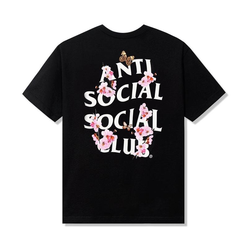 Black and pink anti social social club best sale