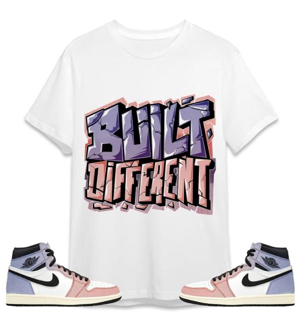 TikTok Shop Built Different Unisex Shirt Match Jordan 1 High Skyline Top