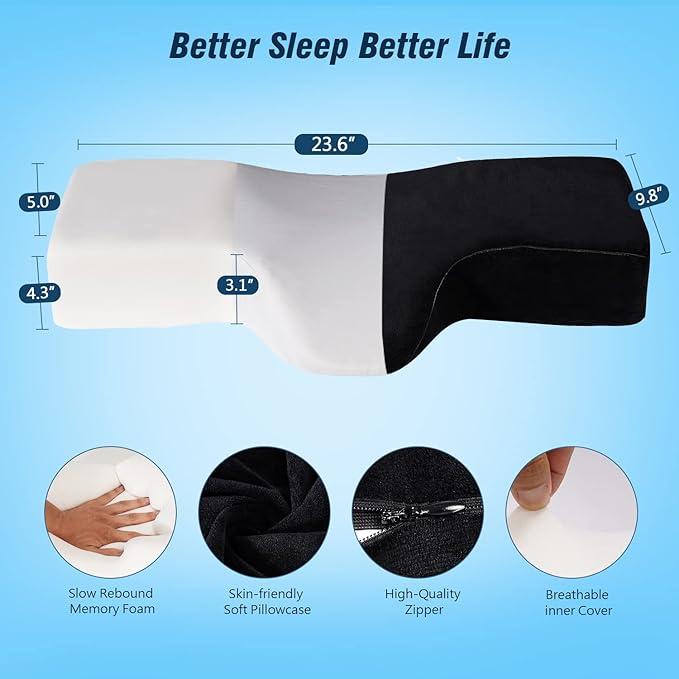 Memory Foam Filling100 Memory Foam Filling Pillow. Nonallergenic and