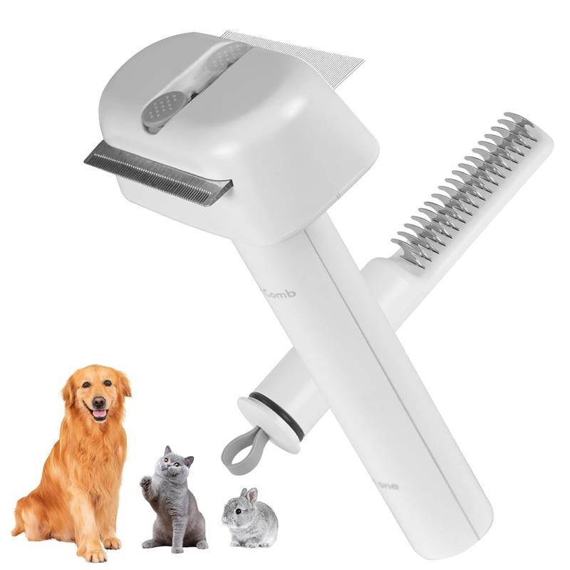 Dog grooming brush for double coat hotsell