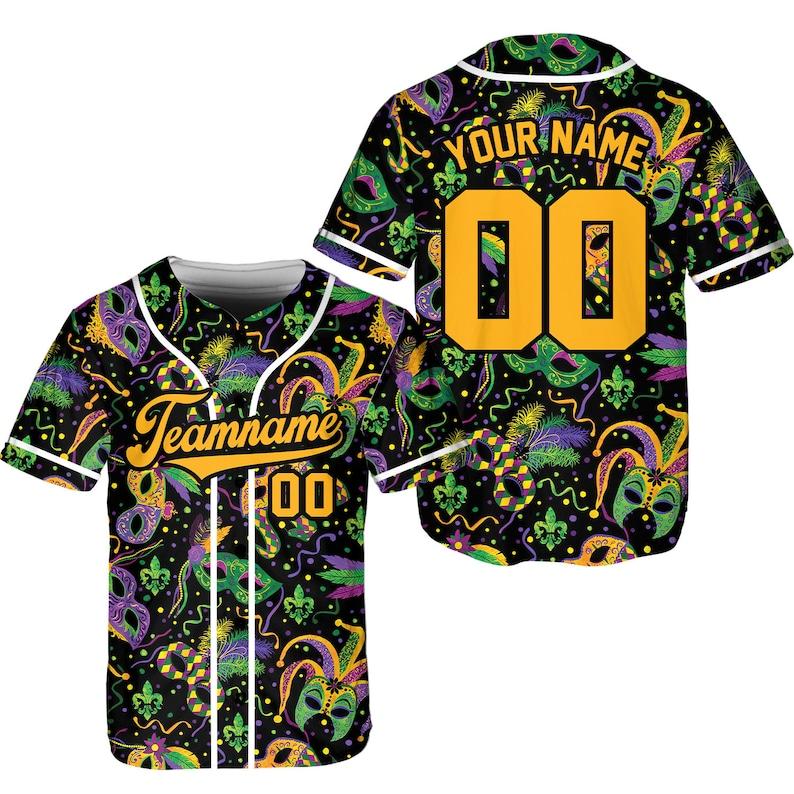 Mardi gras jersey shirt best sale