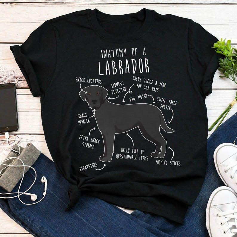 Funny black lab t shirts hotsell