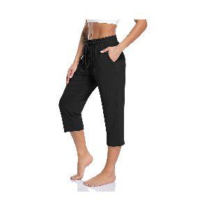 Capri workout pants with drawstring hotsell