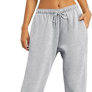 TikTok Shop Women s Fleece Lined Sweatpants Baggy Wide Straight Leg Pants boundaries sweatpants milk dud pants football align joggers grey sweats brick