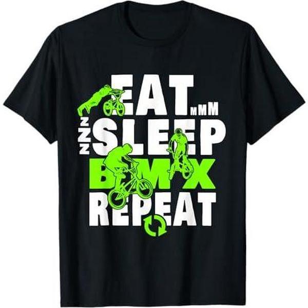 Eat Sleep Bmx Repeat T-Shirt Bicycle Funny Gift Motocross Eat Sleep Bmx Repeat T-Shirt Bicycle Funny Gift Motocross
