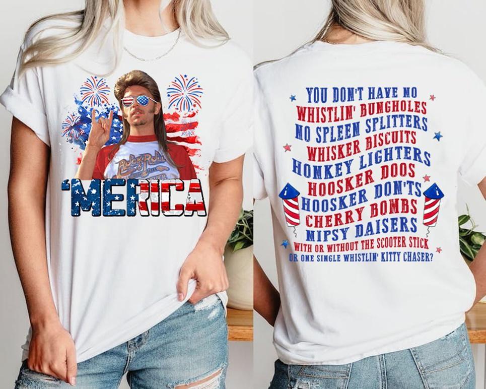 Joe Dirt ‘Merica 4th of July Shirt – Hilarious Patriotic Tee for Independence Day