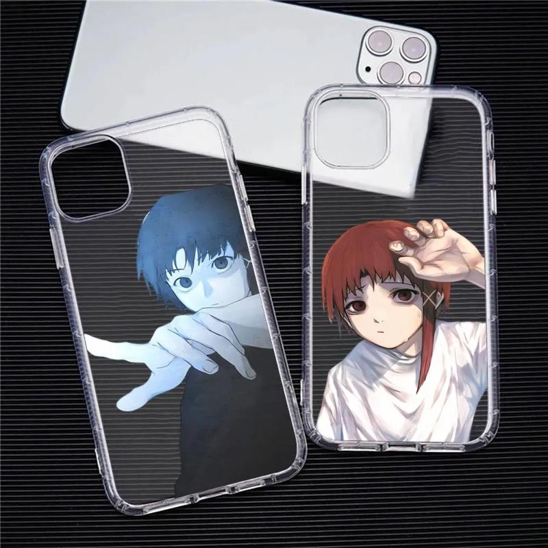 TikTok Shop: Serial Experiments Lain Transparent Cover Phone Case Cover,  Horror Japanese Anime Cartoon Design for iPhone Models, Including iPhone  15, 14, 13, 12, 11 Pro Max, 8 Plus, and X. Perfect