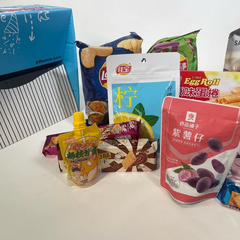 Asian Variety Snack Box - 10+ Full Sized Items pack