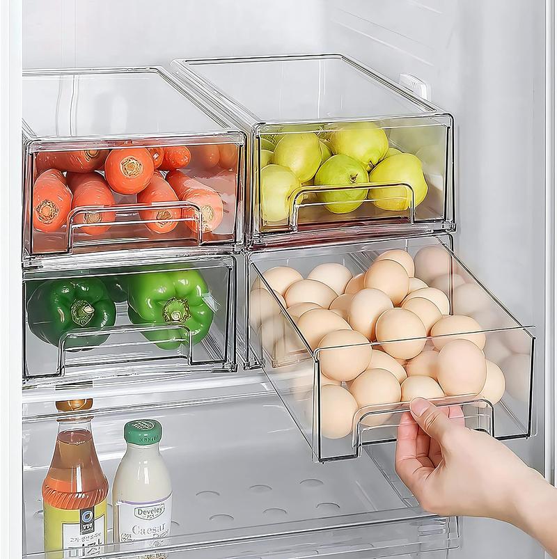【Space Saving】Stackable drawers can help you to take full advantage of