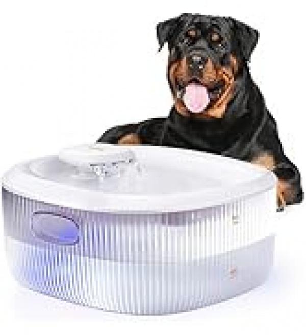 TikTok Shop Large Dog Water Fountain 205oz 6L Automatic Dog Water Bowl Dispenser Cat Water Fountain W600 Pet Water Fountain for Dog Dog Dispenser with Ultra Quiet Smart Pump for Multiple Cats Pets