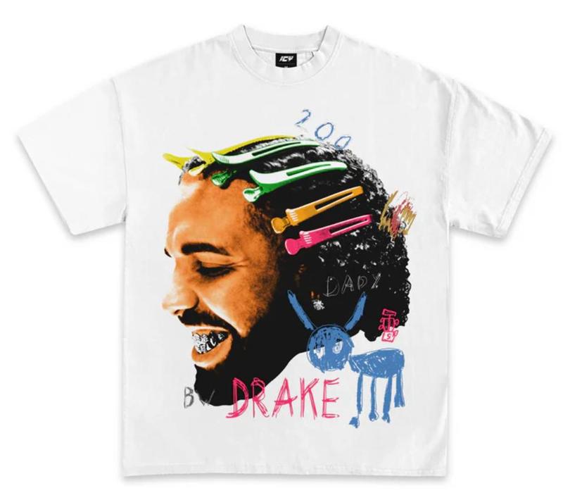 TikTok Shop Drake For All The Dogs White Graphic T Shirt Amplify Your Fashion with Drake s Influence and Doggy Adoration Sweatshirt Hoodie Comfort Colors