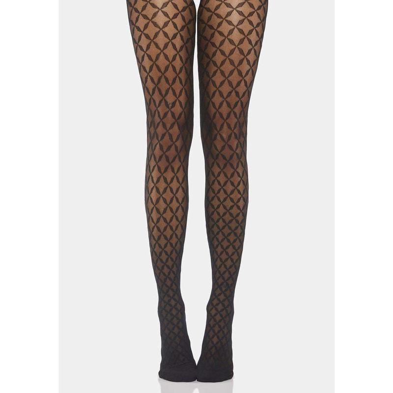 TikTok Shop Hidden Figures Sheer Tights