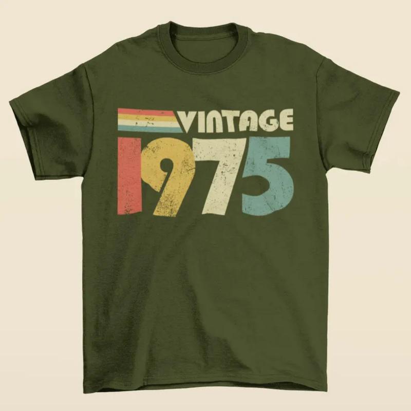 1975 Birthday Gift Vintage Retro T-Shirt 1975 Birthday Gift Vintage Retro T-Shirt