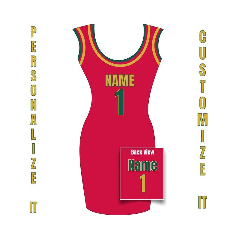 Custom basketball jersey dress best sale