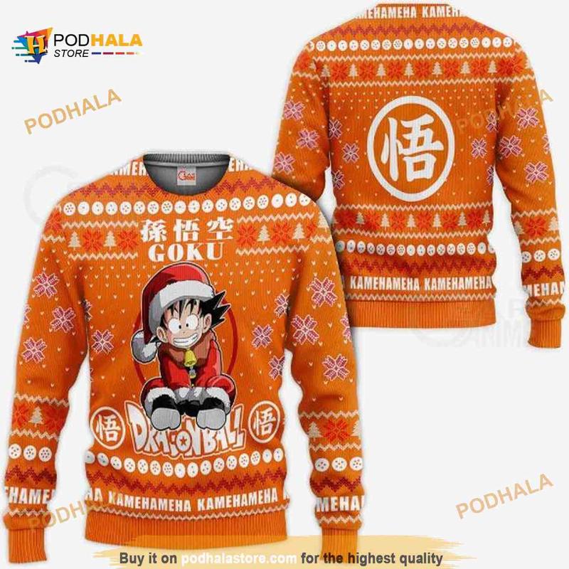 Goku ugly sweater best sale