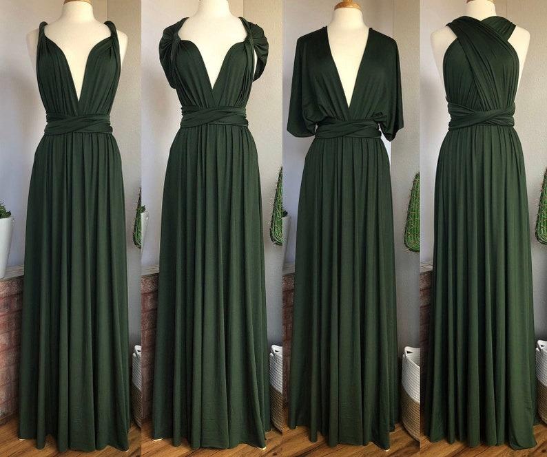 Forest green infinity dress hotsell