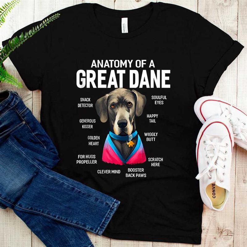 TikTok Shop Great Dane Dog Lover Canine Pet Owner Gift Idea T Shirt T Shirt