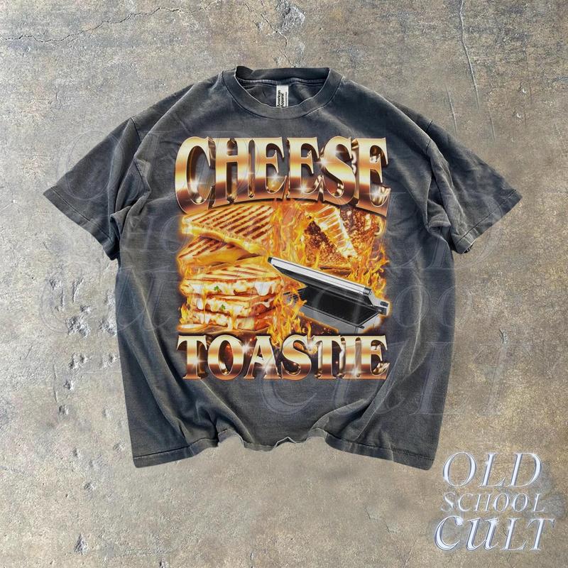 Cheese Retro Vintage T-Shirt Tee Cheese Retro Vintage T-Shirt Tee
