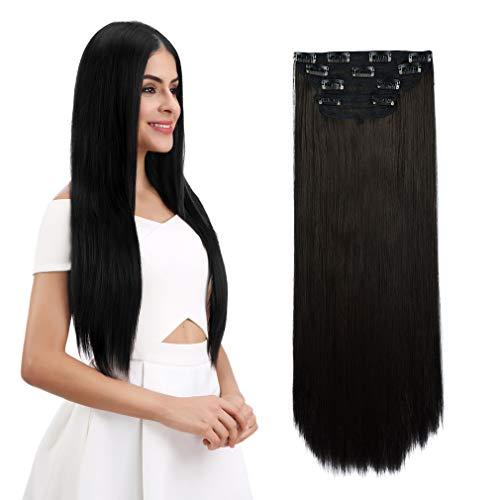 Clip in hair extensions relaxed hair best sale