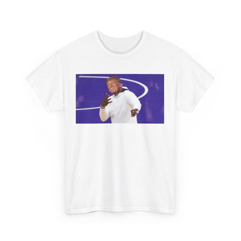 TikTok Shop Donald Trump and LeBron Tee Casual Classic Design Perfect for Fans of Both Great for Everyday Wear and Making a Statement