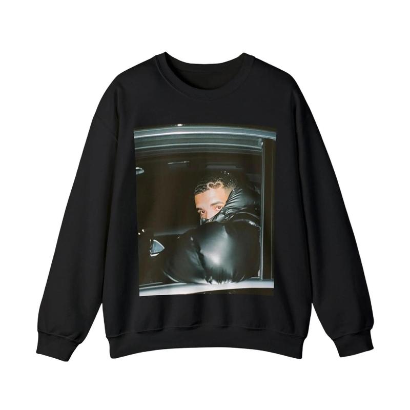 TikTok Shop Drake Heart Crewneck Sweatshirt Unisex Hip Hop Sweatshirt