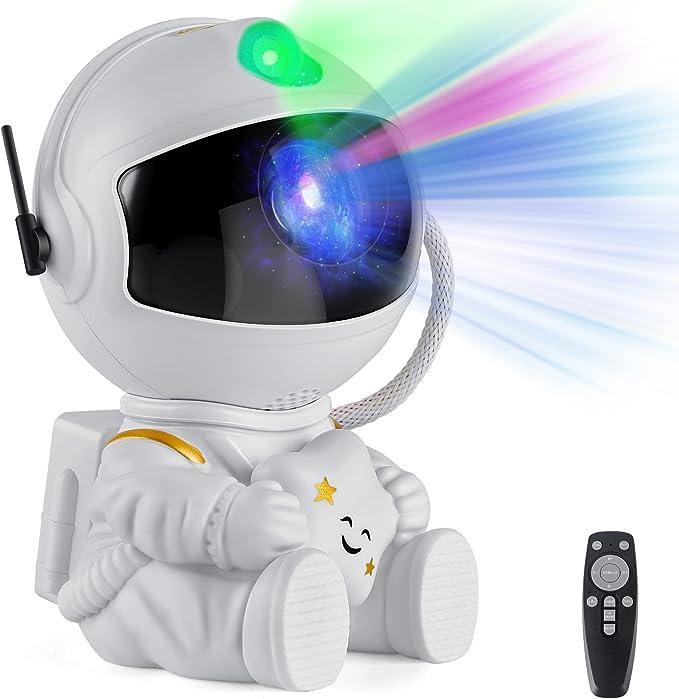 Astronaut Galaxy Projector - Star Projector Night Light - Nebula Projection  Lamp With Remote - ApolloBox