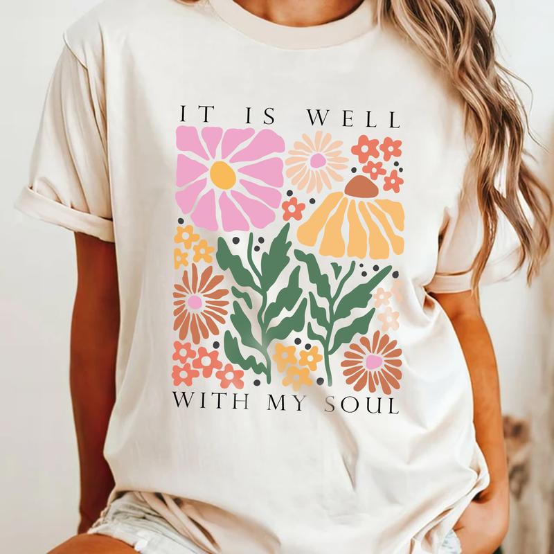It is well with My Soul Religious Shirts It is well with My Soul Religious Shirts