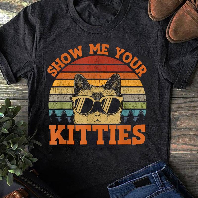 Funny Cat Vintage Retro T-Shirt Cat Lover Gift Funny Cat Vintage Retro T-Shirt Cat Lover Gift