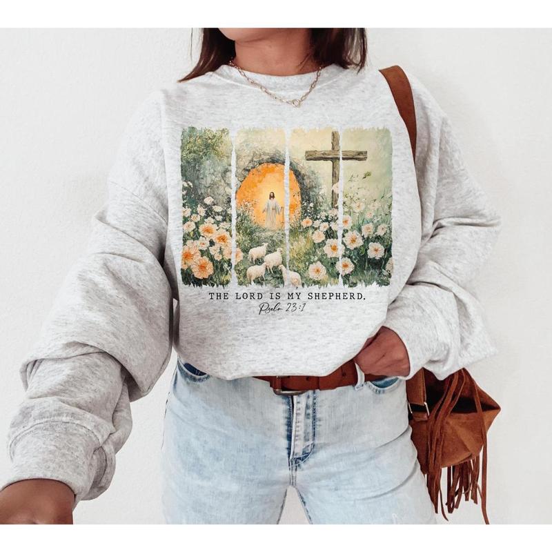 The Lord is My Shepherd Easter Shirt The Lord is My Shepherd Easter Shirt