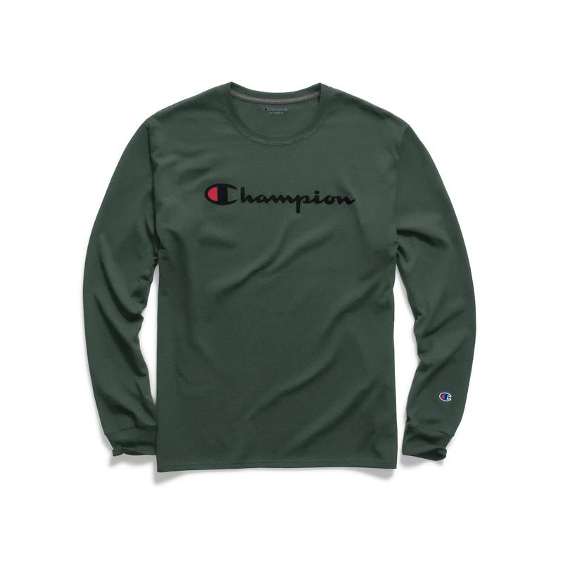 Long sleeve champion sweatshirt best sale