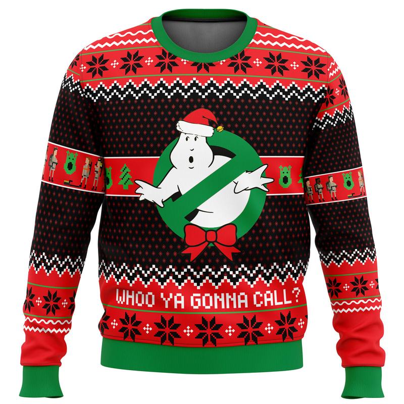 TikTok Shop Nysekai Who You Gonna Call Ghostbusters Christmas Sweater