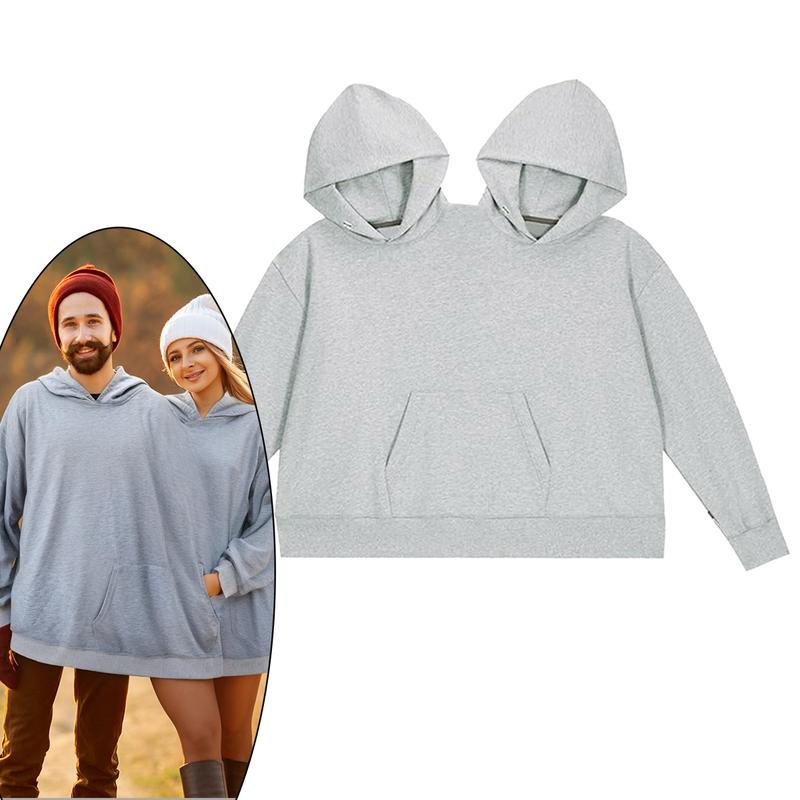 Hoodie for two people best sale