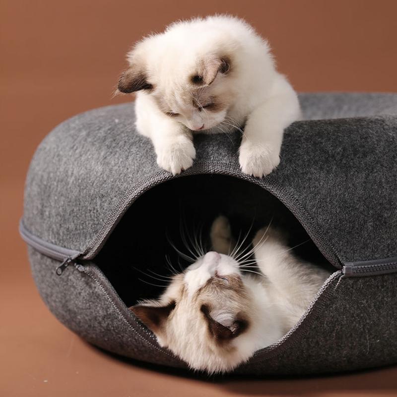 material-our-for-cat-tunnel-bed-make-of-high-quality-felt-cloth