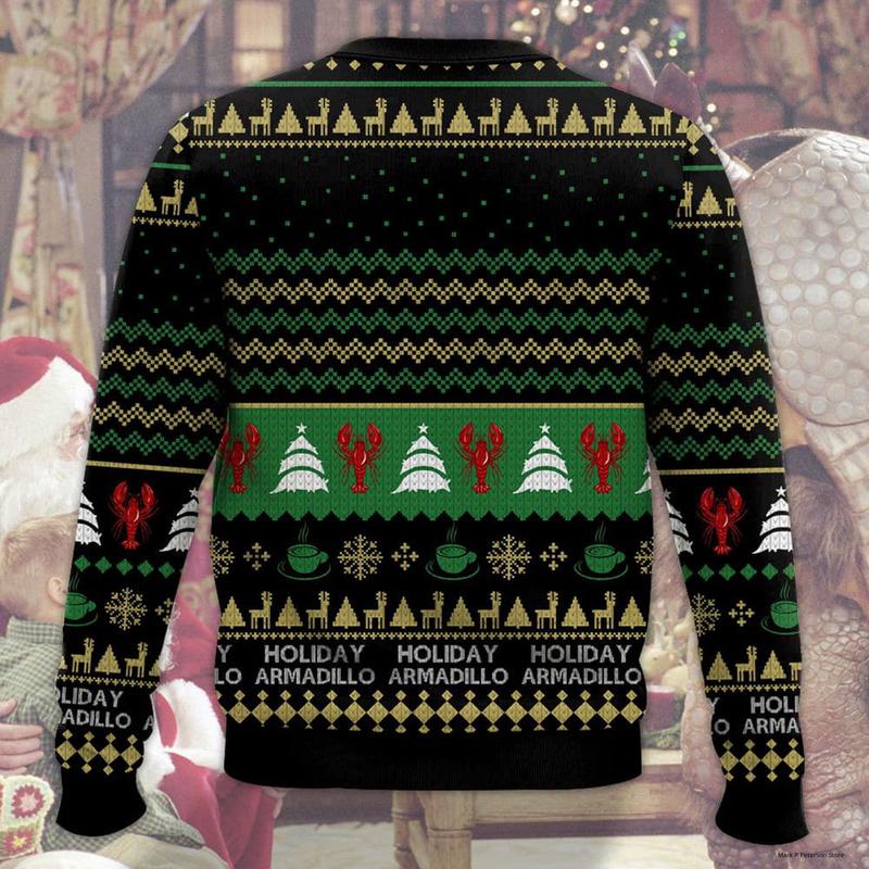 TikTok Shop Friends I m The Holiday Armadillo Ross Ugly Christmas Sweater