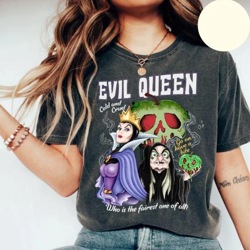 TikTok Shop Villains Evil Queen Shirt Princess Shirt Snow White Shirt Seven Dwarfs Shirt Apple Poison Pick Your Poison Halloween Shirt WDW Matching Family Shirt Vacation Shirt Trip Shirt Magic Kingdom