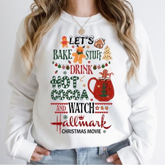 TikTok Shop Hallmark Christmas Sweater Christmas Sweatshirt Holiday Season Outfit Cozy Season Ugly Sweater Hallmark Movie