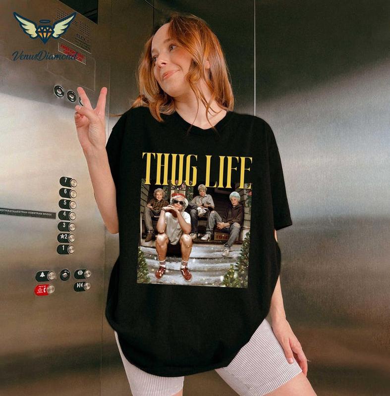 TikTok Shop Golden Girls Thug Life Shirt The Golden Girls Shirt Golden Girls Lover Gift 80s TV Sitcom T Shirt Stay Golden Squad Tee