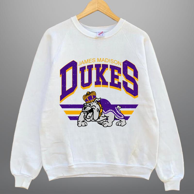 TikTok Shop Vintage James Madison University Sweatshirt James Madison Crewneck James Madison Sweater Pullover James Madison Dukes sweatshirt Dukes Sweatshirt