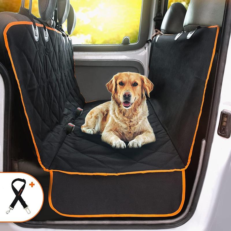 TikTok Shop Dog Car Seat Cover for Back Seat for Cars SUVs Durable Pet Car Seat Cover Backseat Protector Nonslip Dog Hammock for Car Waterproof Scratchproof Rear Seat Cover Against