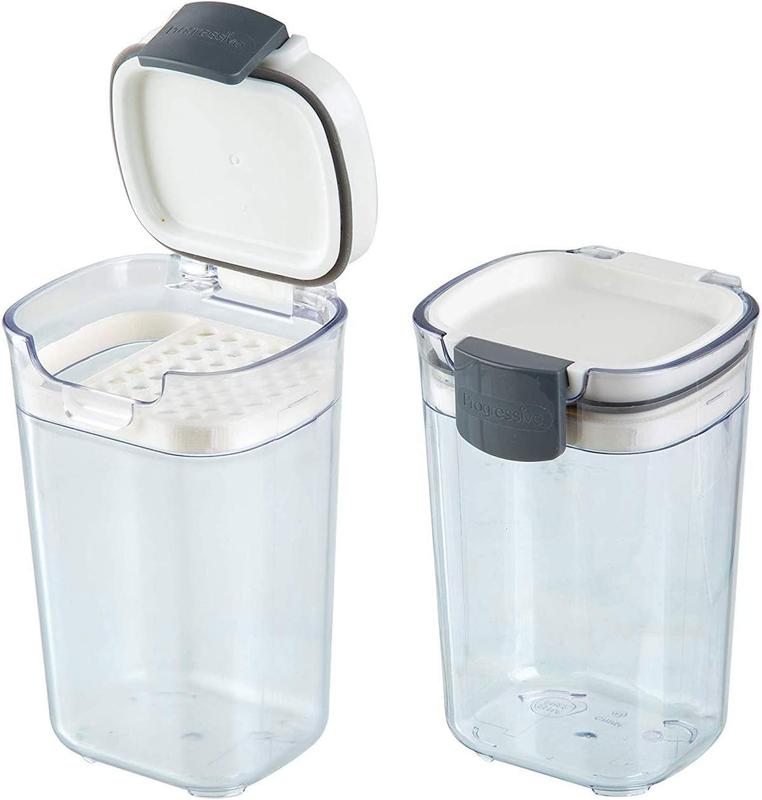 TikTok Shop International PKS 410 Prepworks ProKeeper Seasoning Keeper Spice Airtight Food Storage Containers Clear 2 Pack